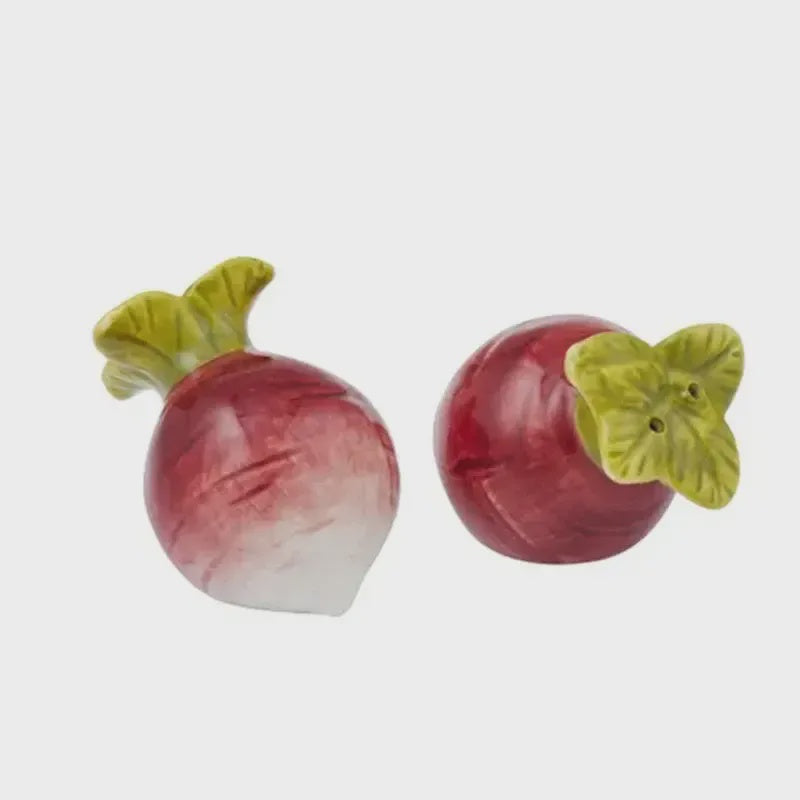 Patch Radish 2pc Cer S&P Set 4.5x4.5x7cm