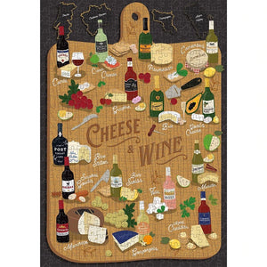 Cheese & Wine 500 Piece Jigsaw Puzzle
