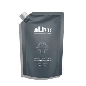 1L Hand & Body Wash Refill - Coconut + Wild Orange