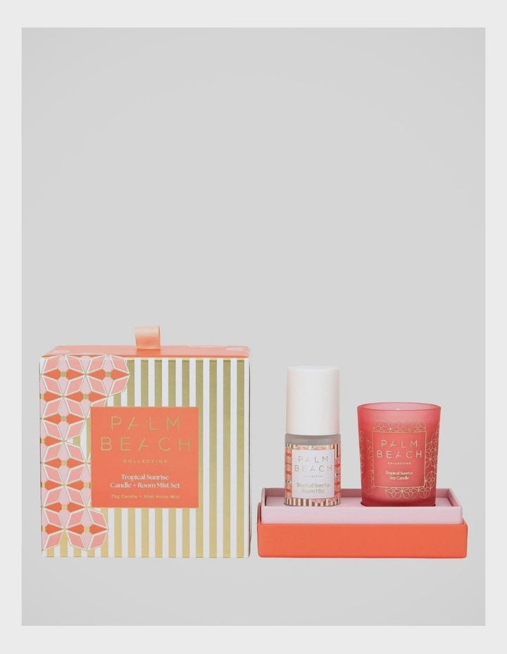 Candle+Room Mist Set-Tropical