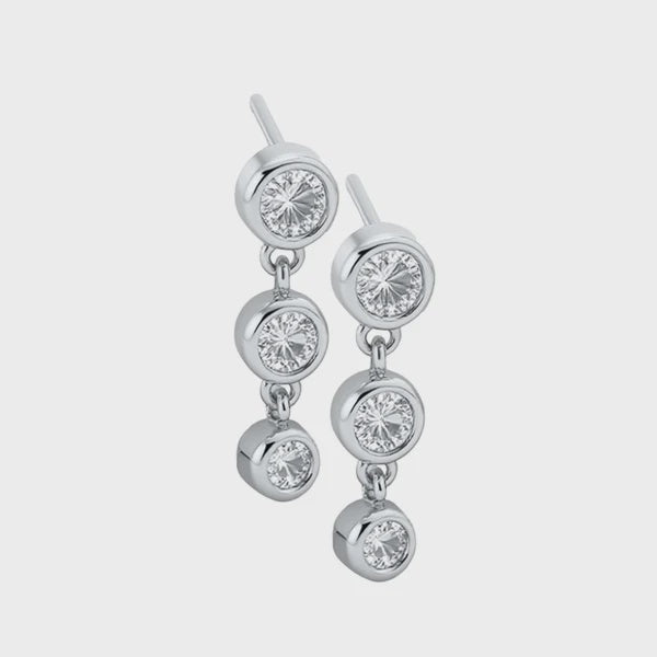 Zafino - Abby Earring (Silver/ clear)
