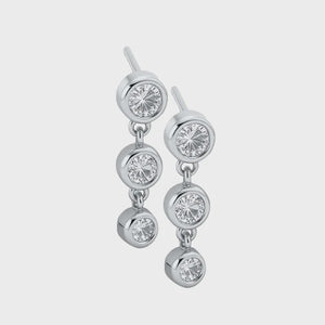 Zafino - Abby Earring (Silver/ clear)