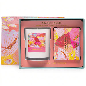 Frankie Gusti - HOLIDAY CANDLE + STEAMER DUO | CORAL BLOOM