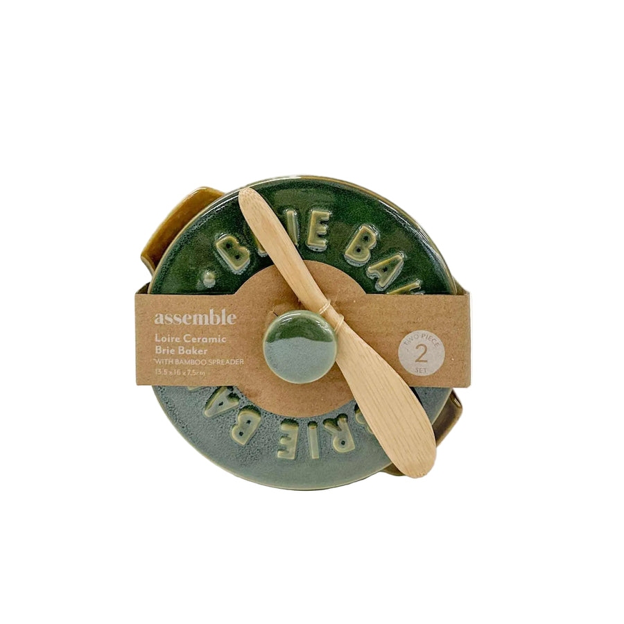 Loire Cer Brie Baker - Olive