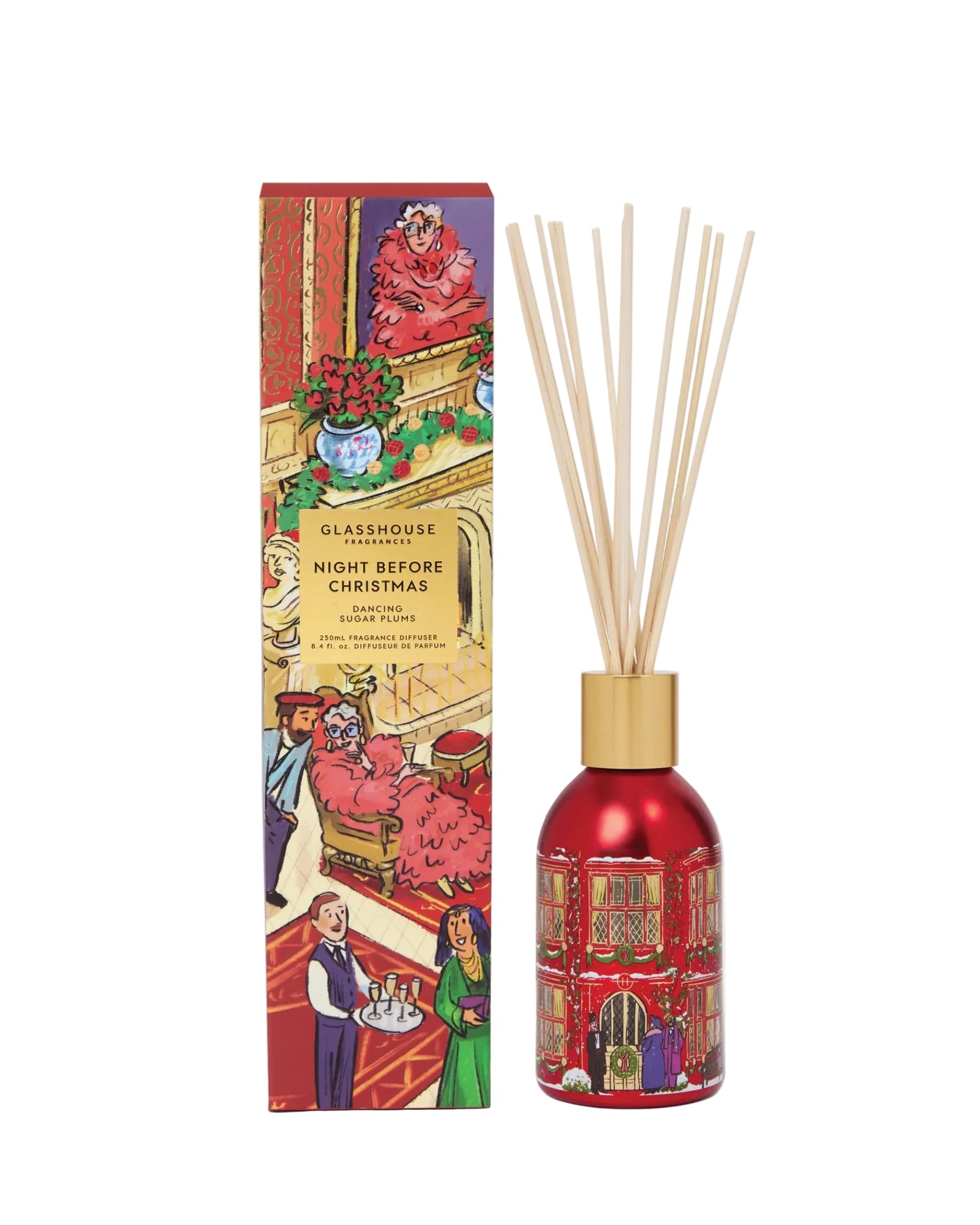 Glasshouse Fragrances 250ml Diffuser - Night Before Christmas