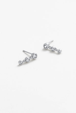 Zafino - Abby Earring (Silver/ clear)