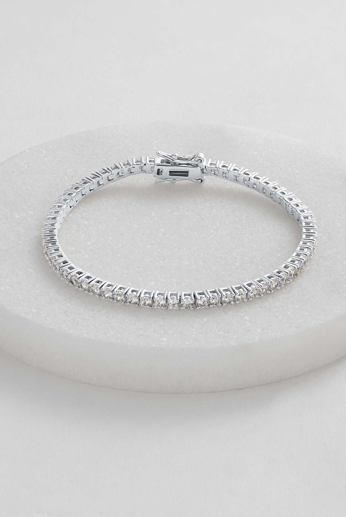 Zafino - Dani Tennis Bracelet 18cm (Silver)