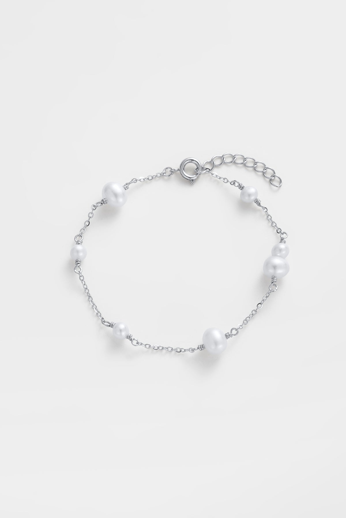 Zafino - Luna Pearl Bracelet (Silver)
