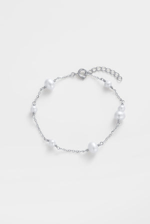 Zafino - Luna Pearl Bracelet (Silver)