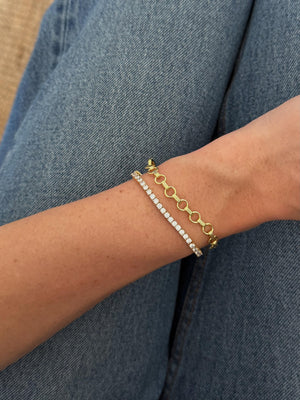 Zafino - Dani Tennis Bracelet 18cm (Gold)