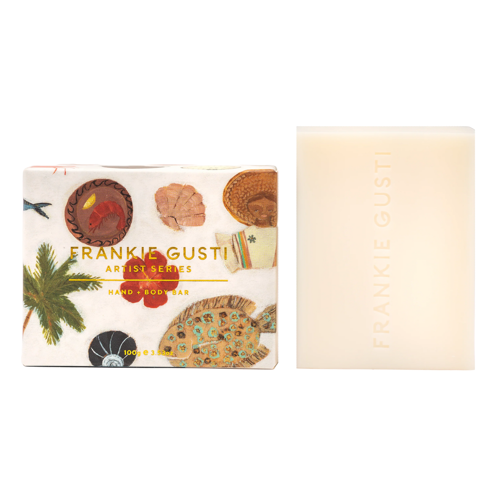 Frankie Gusti - Hand + Body Bar ( Olive Leaf, Citrus + Salt)