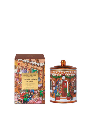 Glasshouse Fragrances 380 Candle - Christmas Gingerbread House
