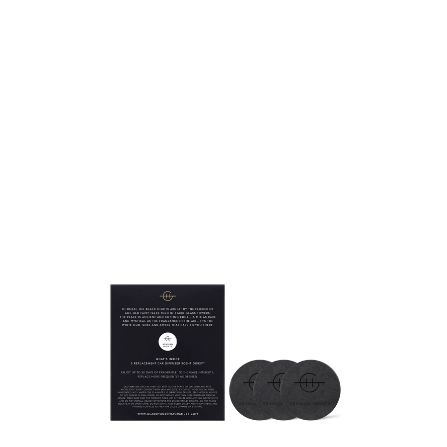 GF 3 Replacement Scent Disks for Car Diffuser - ARABIAN NIGHTS