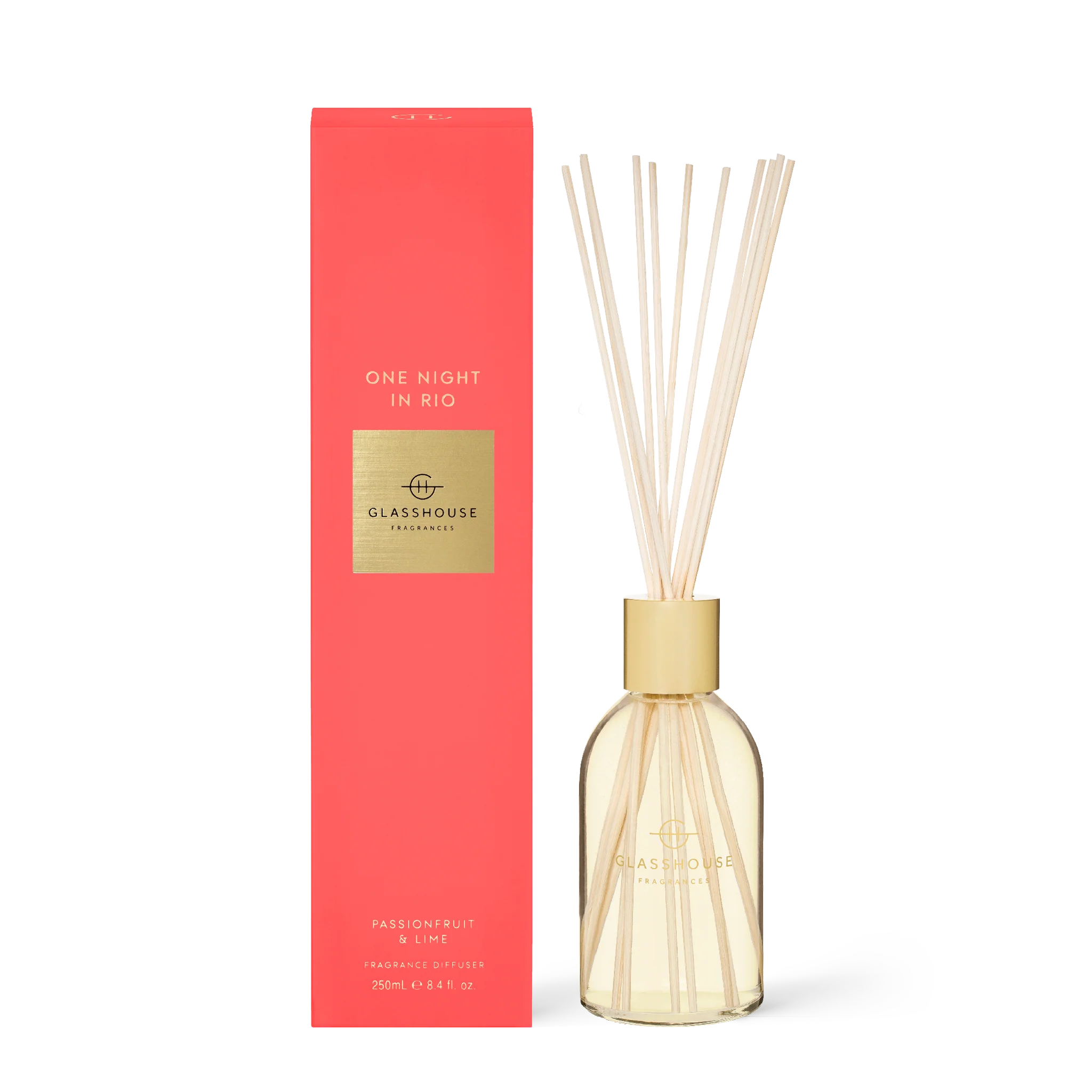 Glasshouse Fragrances - 250ml Diffuser ONE NIGHT IN RIO