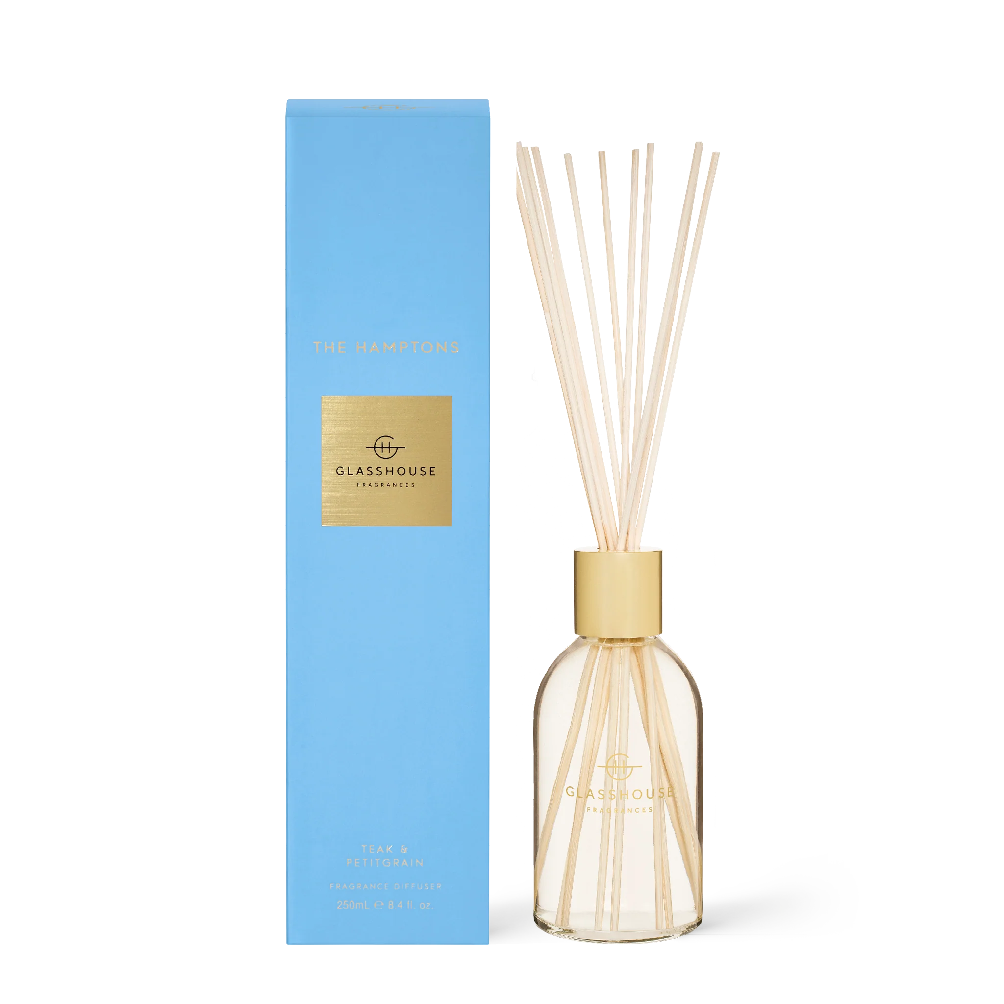 Glasshouse Fragrances 250ml Diffuser - THE HAMPTONS