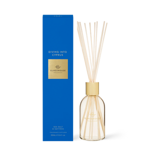 Glasshouse Fragrances 250ml Diffuser - DIVING INTO CYPRUS