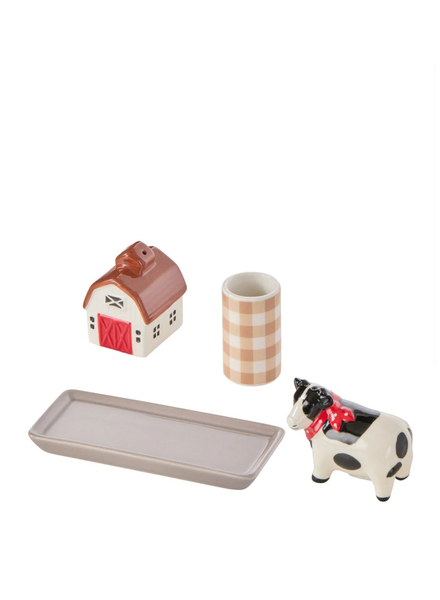 DW Homestead Salt & Pepper Shaker w Toothpick Holder