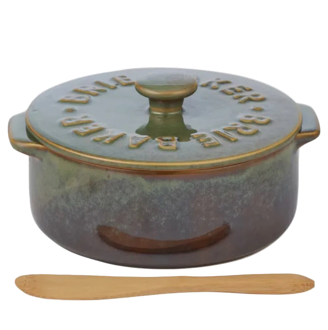 Loire Cer Brie Baker - Olive