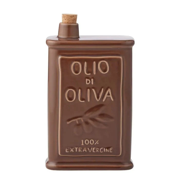 Olio Ceramic Oil Bottle Cocoa