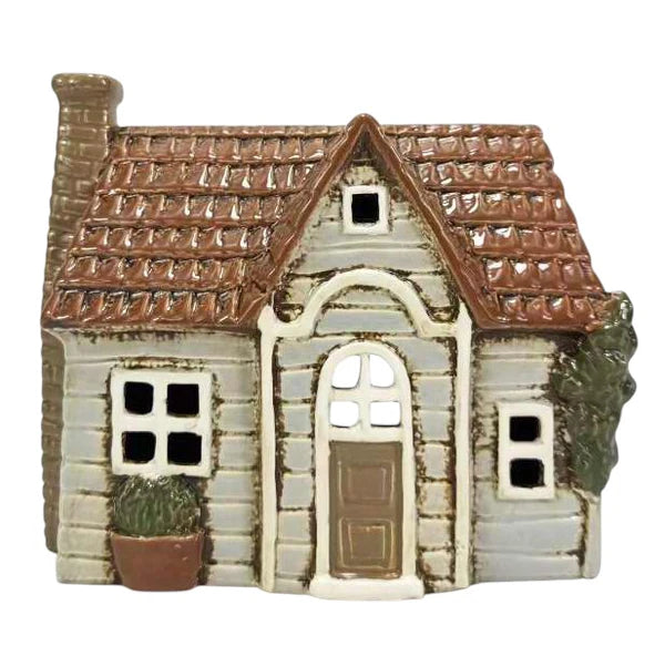 Arched Door Tiled House - Tealight