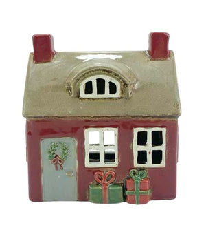 Christmas House & Presents Tealight