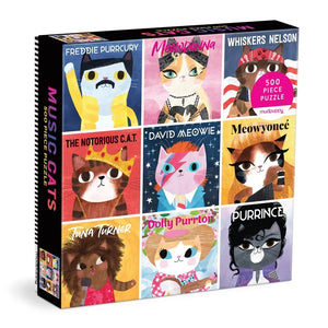 Mudpuppy Music Cats Family Puzzle-500pc