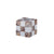 Cubo Marble Sculpture White/Brown