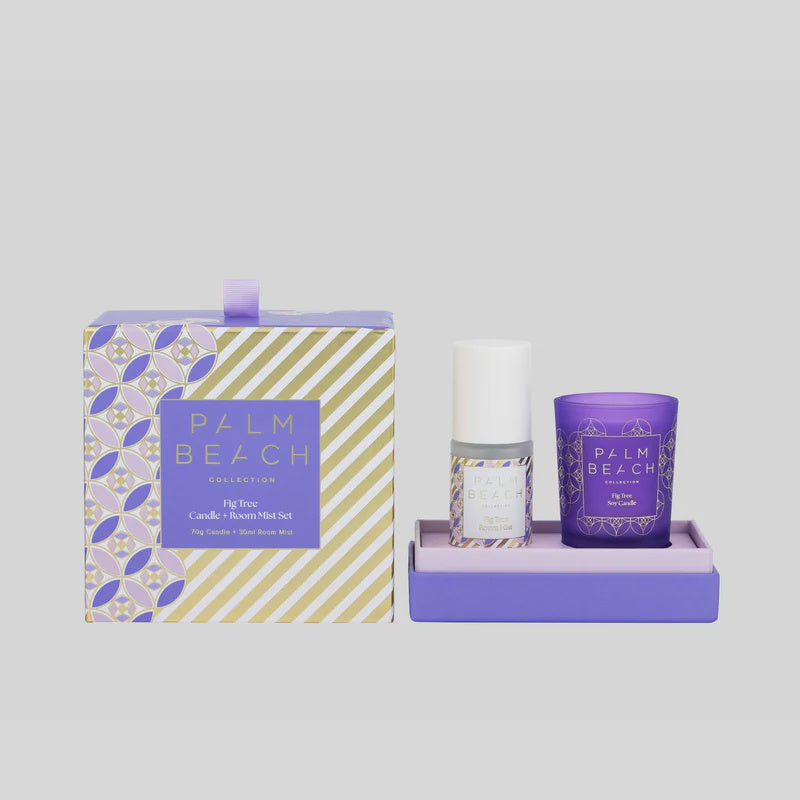 Candle+Room Mist Set-Fig Tree