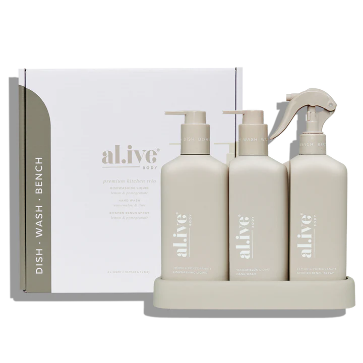 Dishwashing Liquid, Bench Spray & Hand Wash Trio Pack