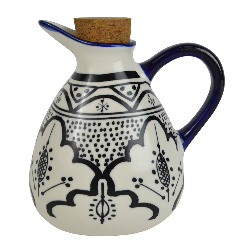 Aleah Cer Oil Bottle Blk/Wht