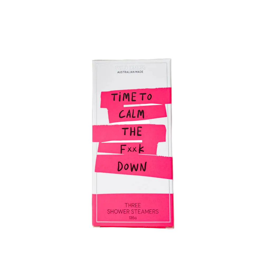 Wild Emery - Time To Calm The F*** Down Shower Steamer 3 Pack