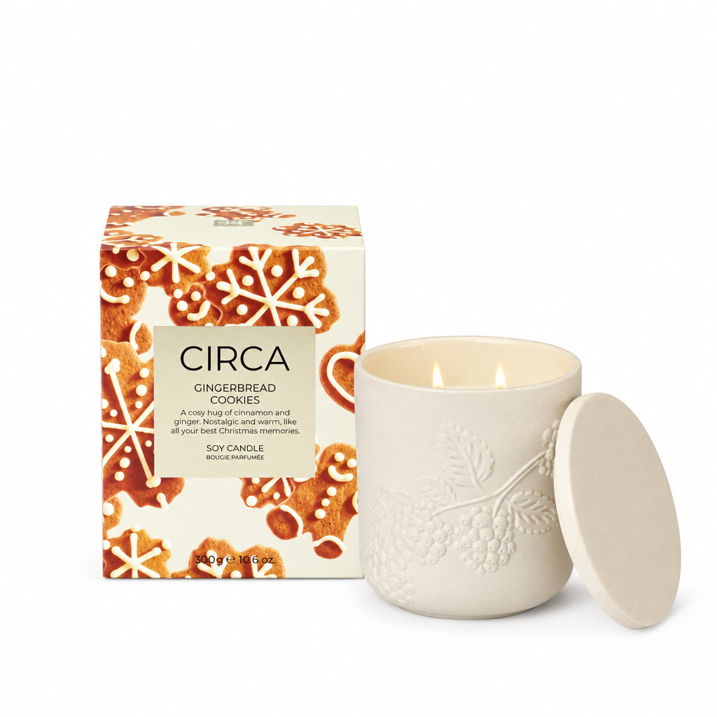 CIRCA 300g Candle - Christmas - GINGERBREAD COOKIES