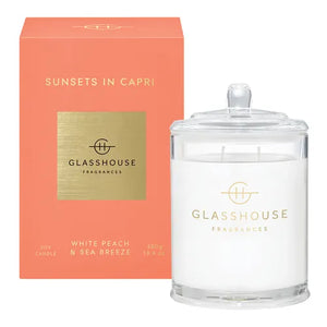 Sunsets in Capri 380g Candle - Glasshouse