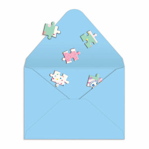 Confetti Birthday Cake Greeting Card Puzzle