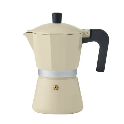 Nero Stovetop Espresso Maker 6 Cup Ivory