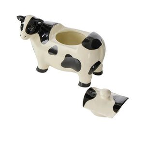 DW Homestead Friesian Storage Jar Black & White