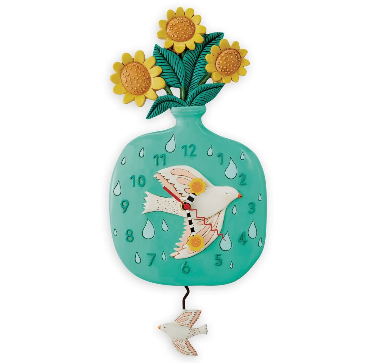 PEACE and SUNSHINE clock