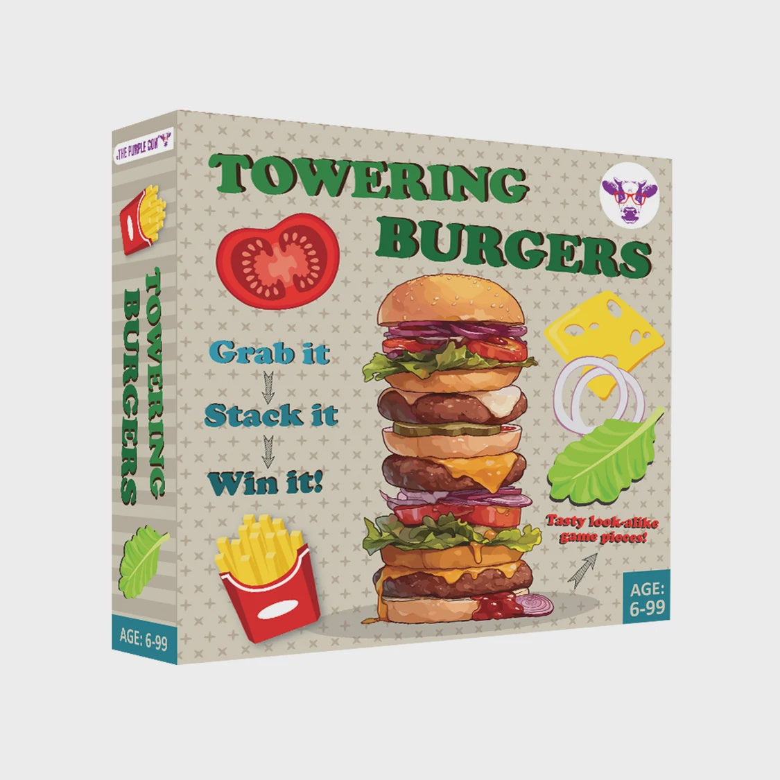 The Purple Cow Towering Burgers