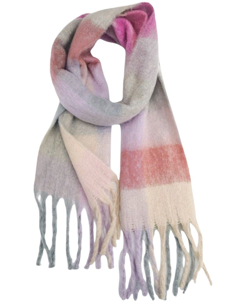 Quincey Scarf Grey & Lilac