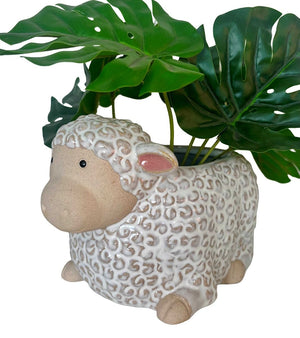 Sheep Planter White