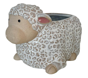 Sheep Planter White