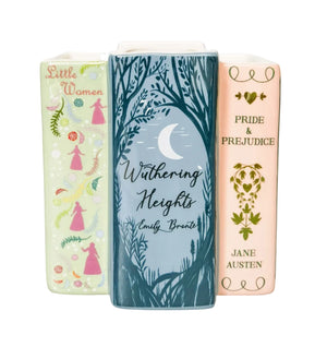 Girly Classic Books Planter Pink & Green