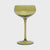 The Lou Coupe Glass - Set of 2 Olive