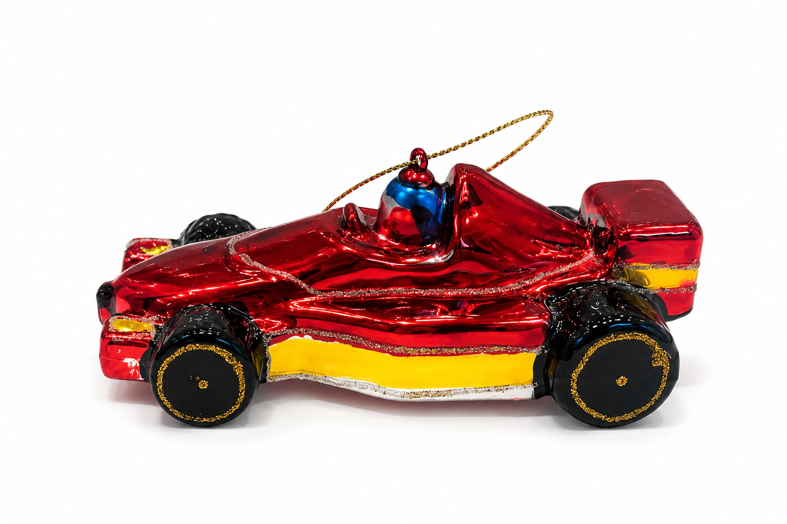 Race Car Ornament Glass