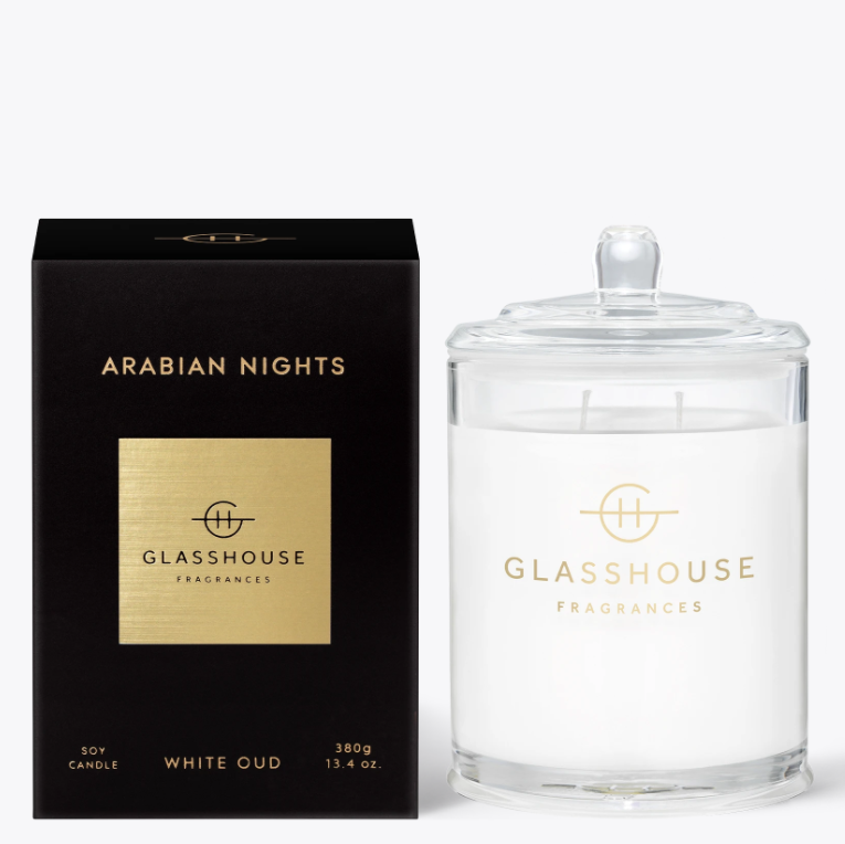 380g Candle - ARABIAN NIGHTS By Glasshouse