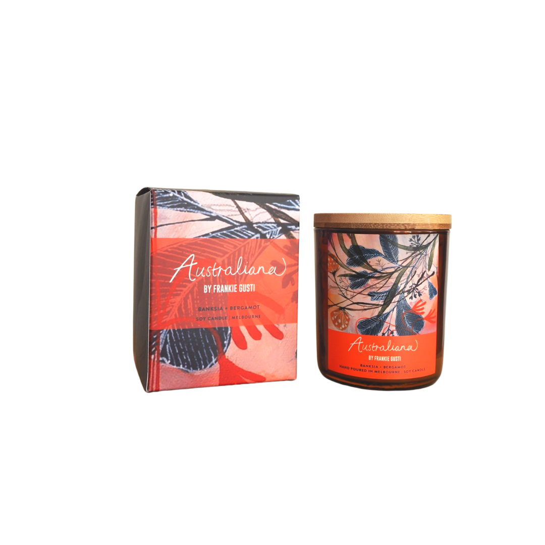 Frankie Gusti Australiana Collection - Banksia + Bergamot Candle