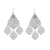 Tulip Petal Earring - Silver