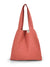 Natural Shopping Bag - Coral