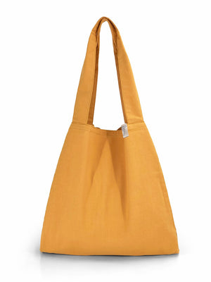 Natural Shopping Bag - Mustard