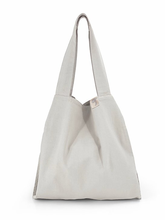 Natural Shopping Bag- Grey